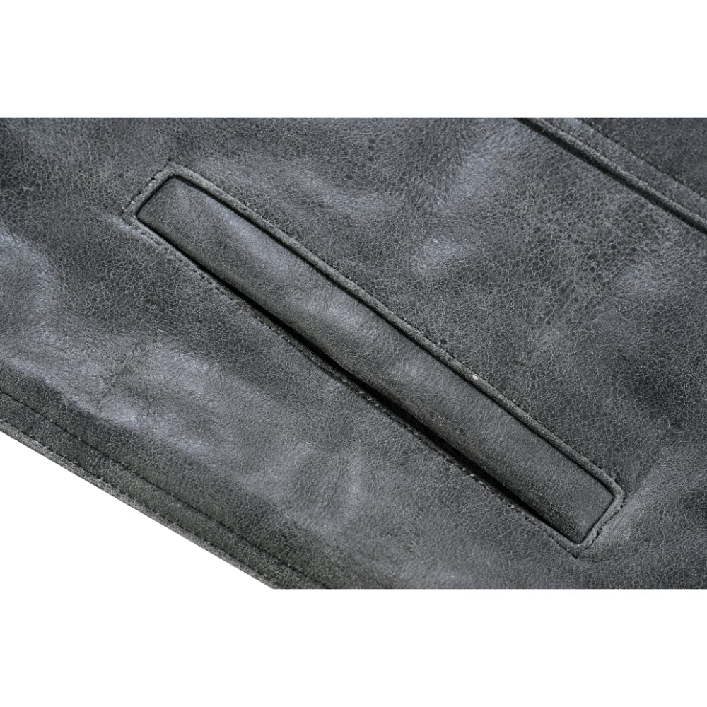 RC191V Concealed Snaps, Premium Naked Cowhide, Hidden Zipper, w/o Col