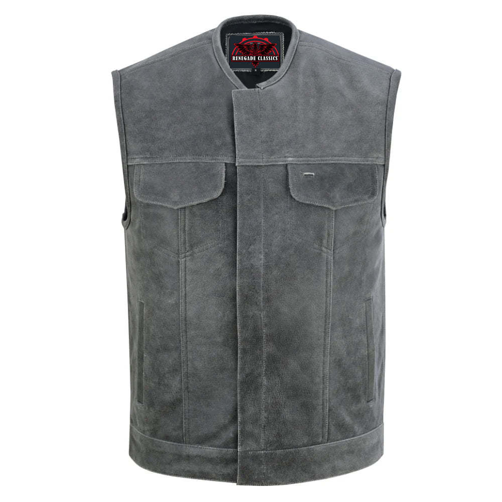 RC191V Concealed Snaps, Premium Naked Cowhide, Hidden Zipper, w/o Col