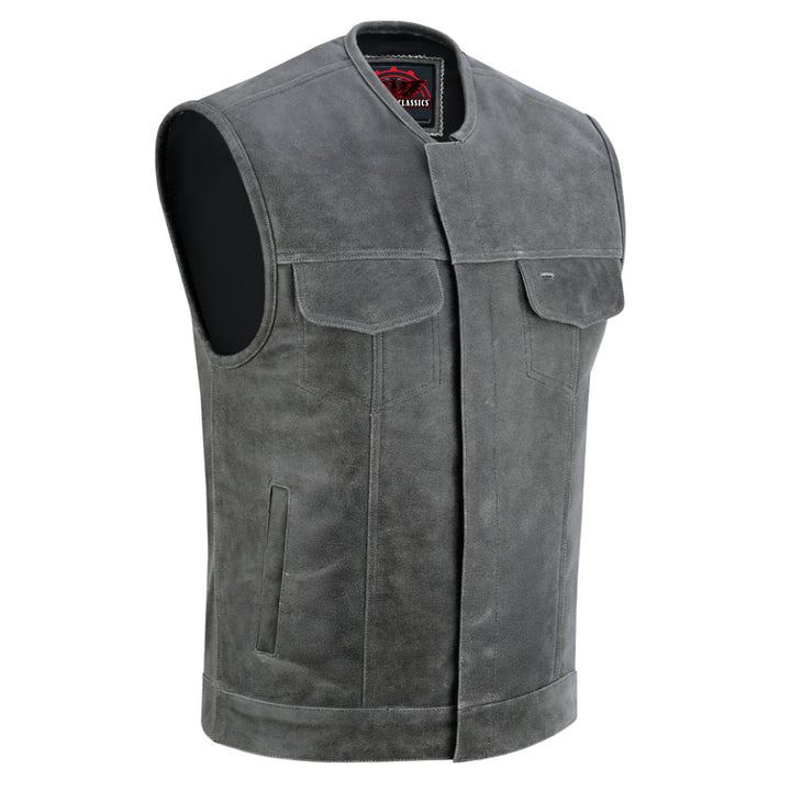 RC191V Concealed Snaps, Premium Naked Cowhide, Hidden Zipper, w/o Col