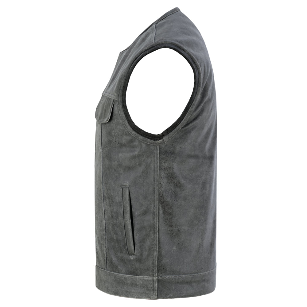 RC191V Concealed Snaps, Premium Naked Cowhide, Hidden Zipper, w/o Col