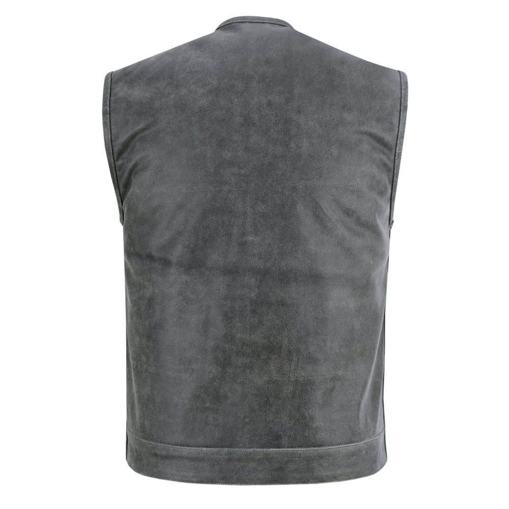 RC191V Concealed Snaps, Premium Naked Cowhide, Hidden Zipper, w/o Col