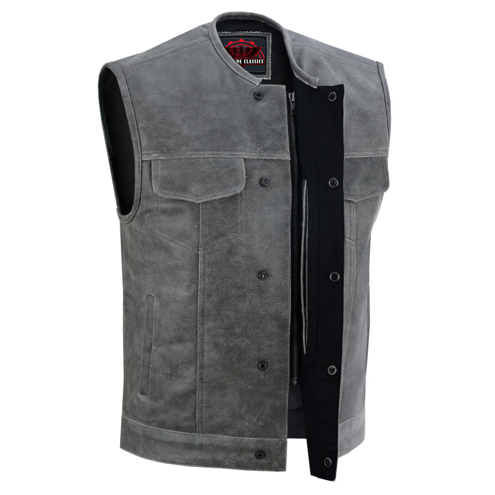 RC191V Concealed Snaps, Premium Naked Cowhide, Hidden Zipper, w/o Col