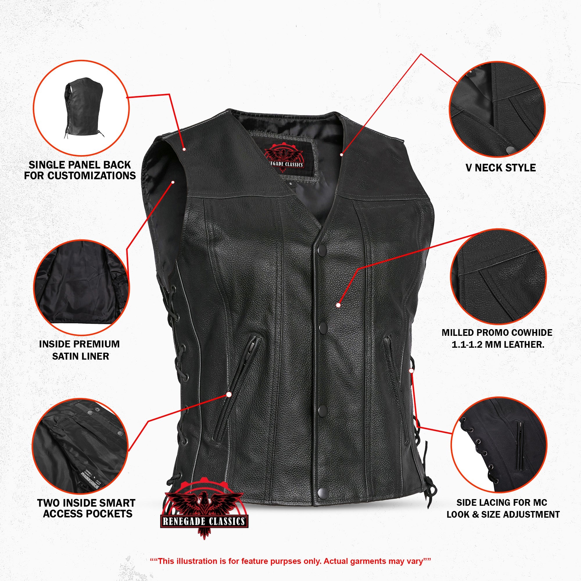 RC203 Her Miles Single Panel Concealment Vest