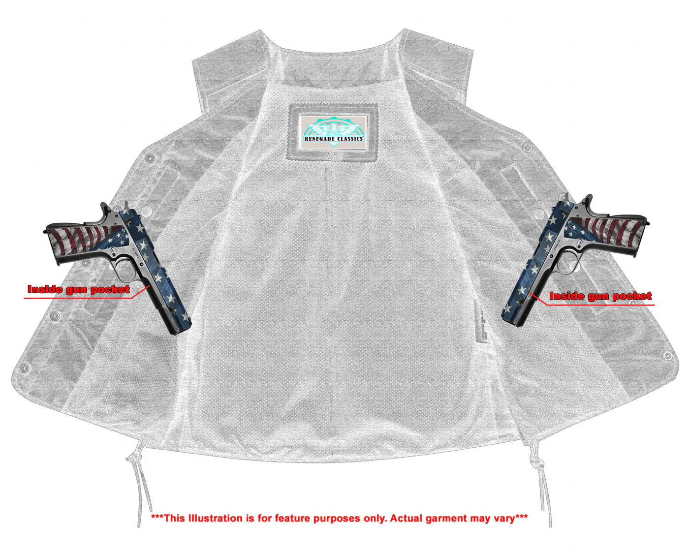 RC211 Women's Light Weight Open Neck Vest