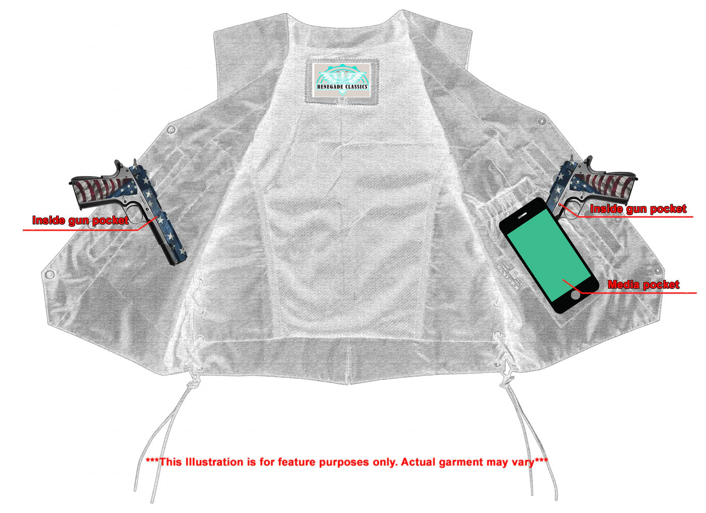 RC223 Women's Ultra-Thin  Braided Vest