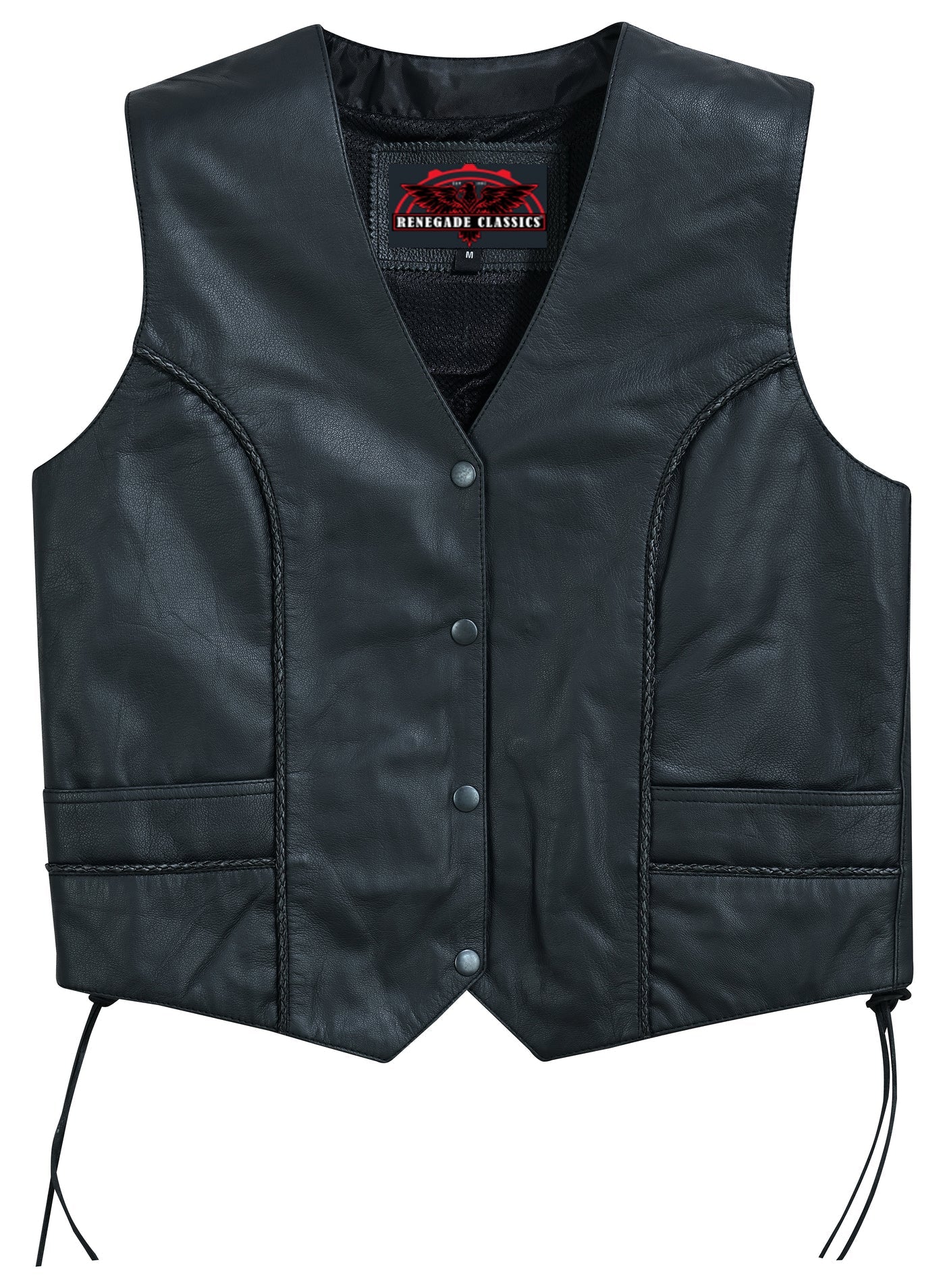 RC223 Women's Ultra-Thin  Braided Vest