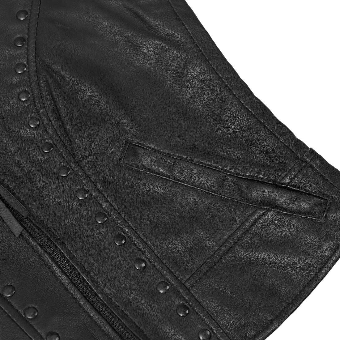 RC241 Women's Lightweight Vest with Rivets Detailing