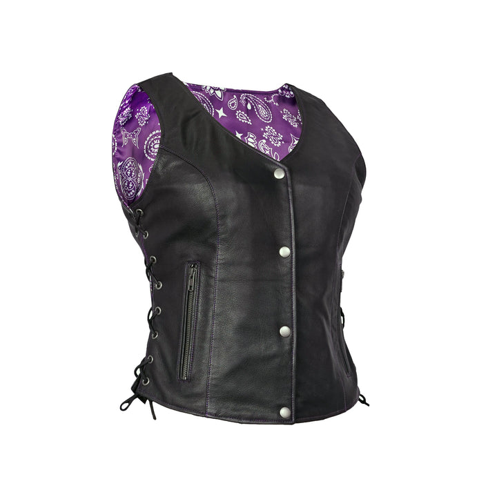 RC261 Miss Miles - Purple Paisley