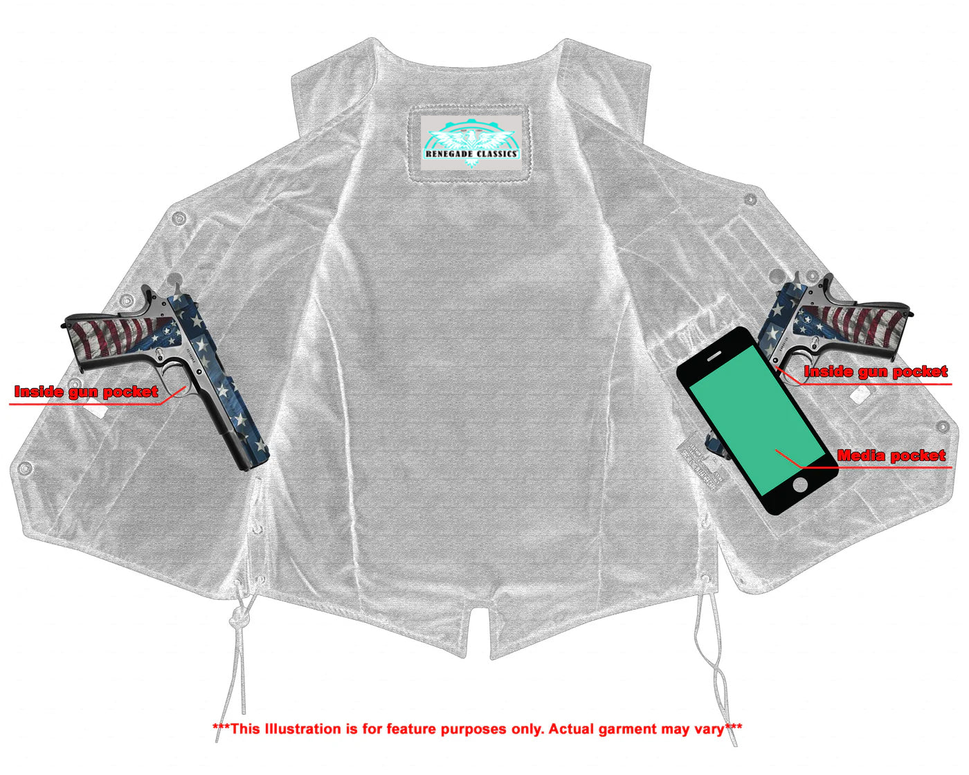 RC271 Women's Stylish Full Cut Vest