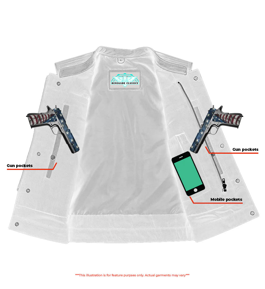 RC287 Women's Premium Single Back Panel Concealment Vest