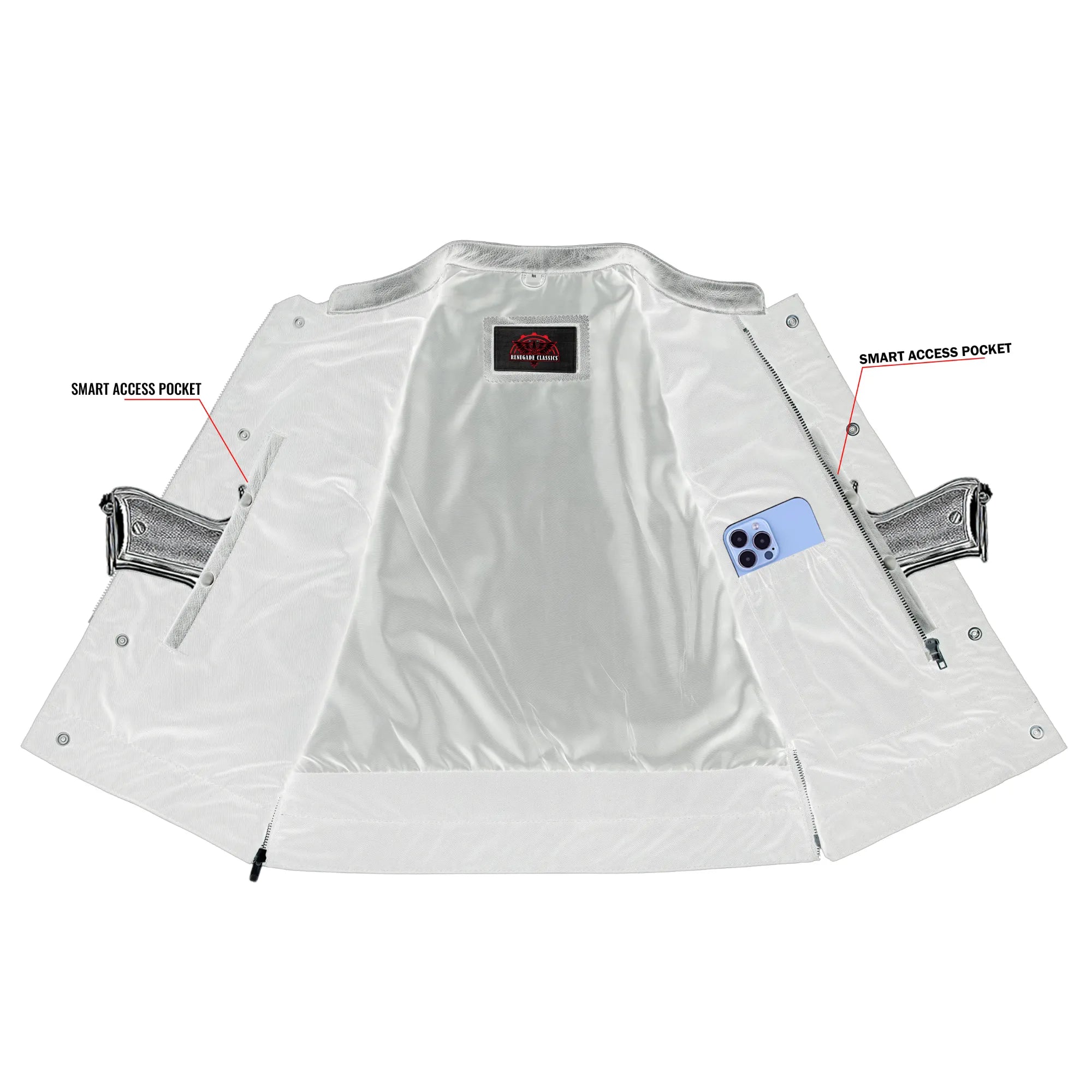 RC287 Women's Premium Single Back Panel Concealment Vest