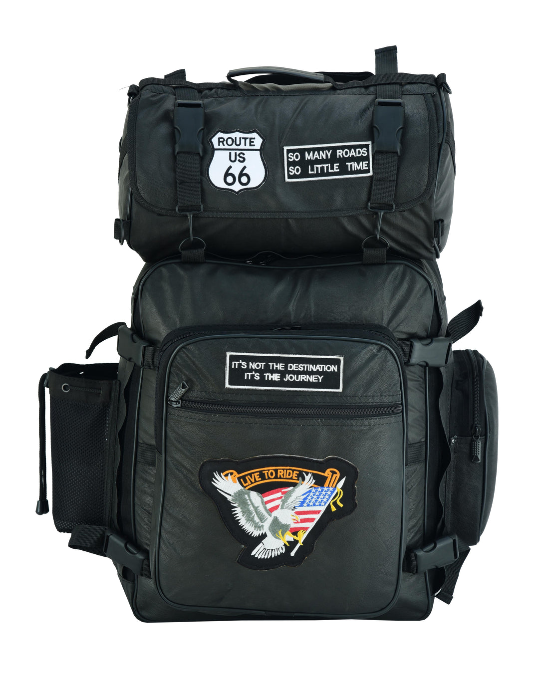 RC370 Three Piece Sissy Bar Back Pack