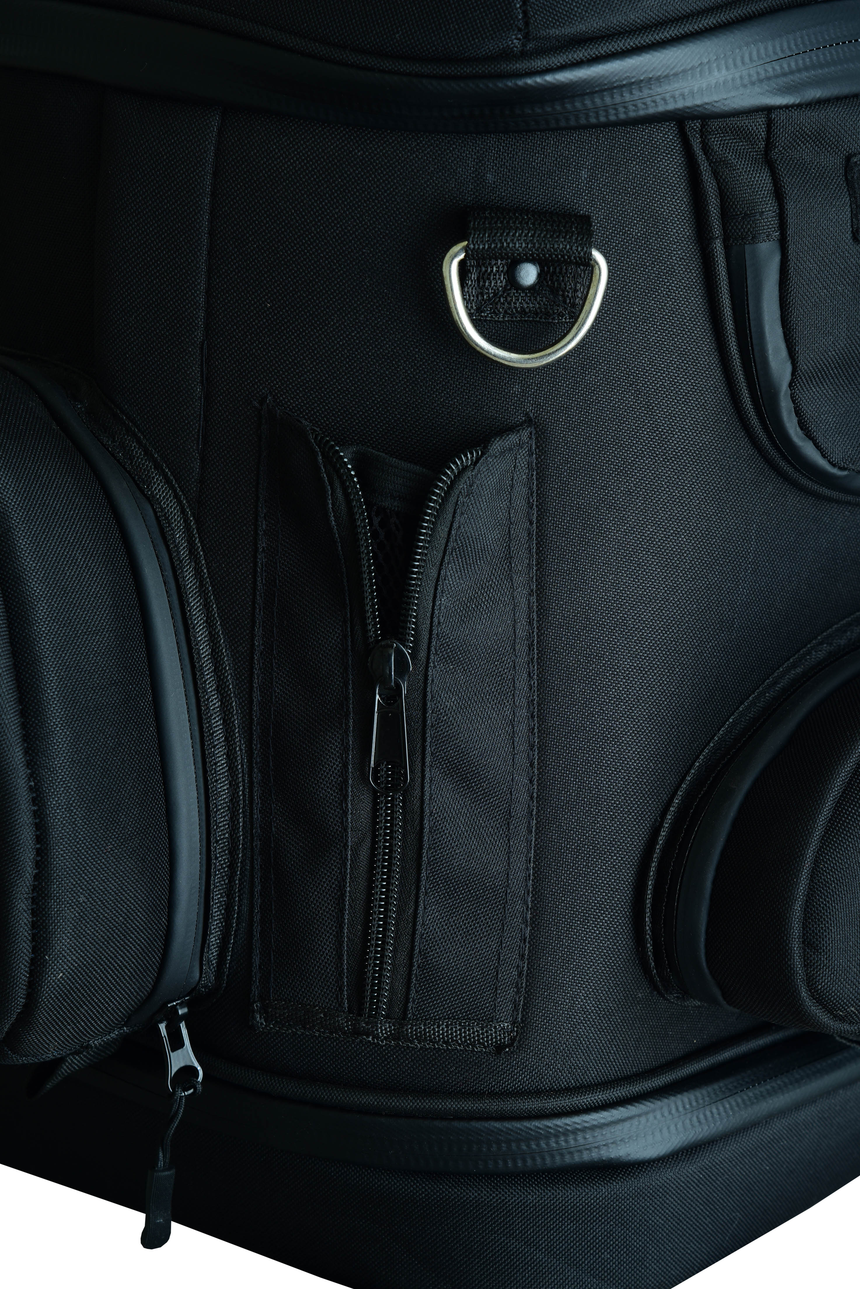 RC388 Renegade Classics Black Heavy Duty Textile Motorcycle Pet Carrier Si