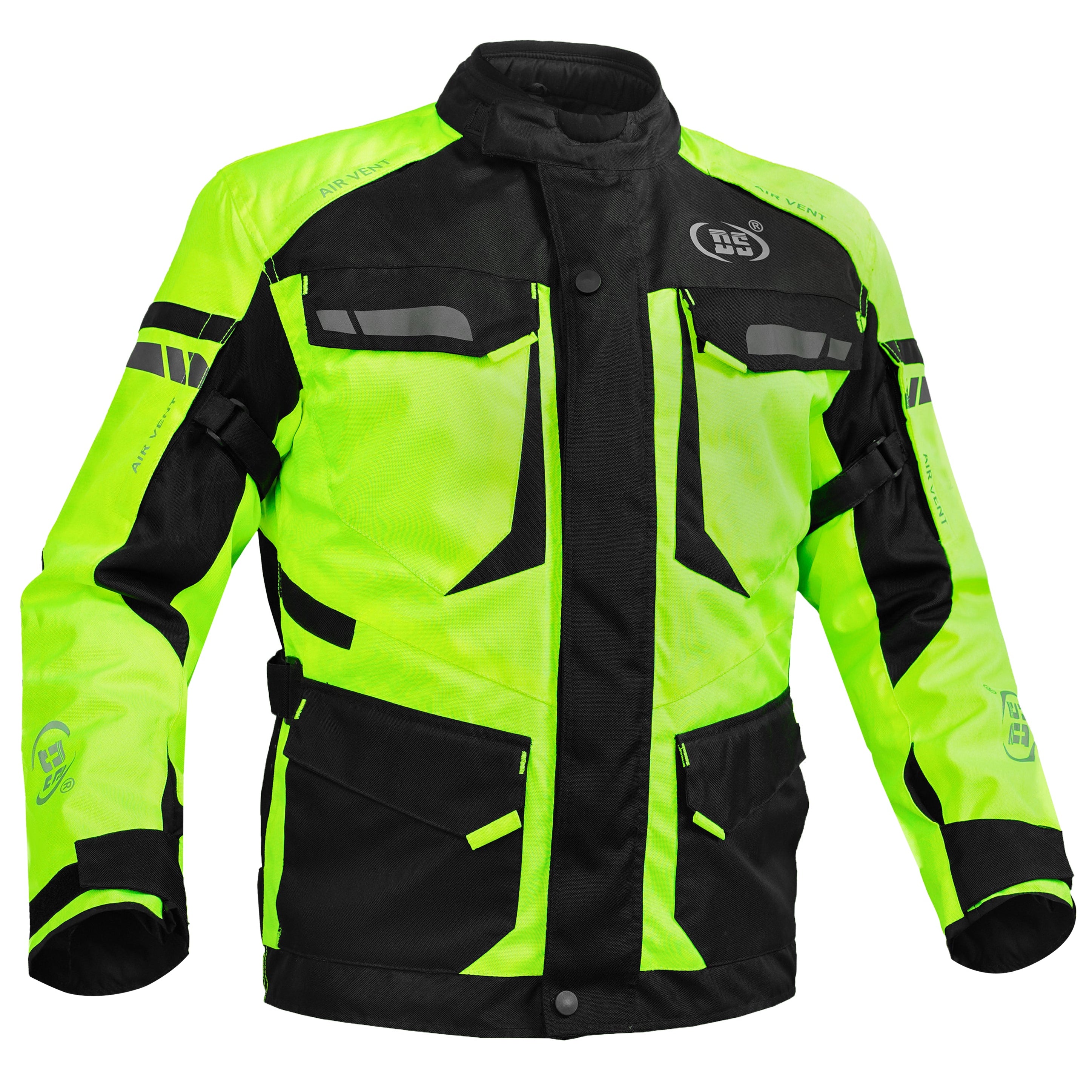 RC4616 Advance Touring Textile Motorcycle Jacket for Men - Hi-Vis