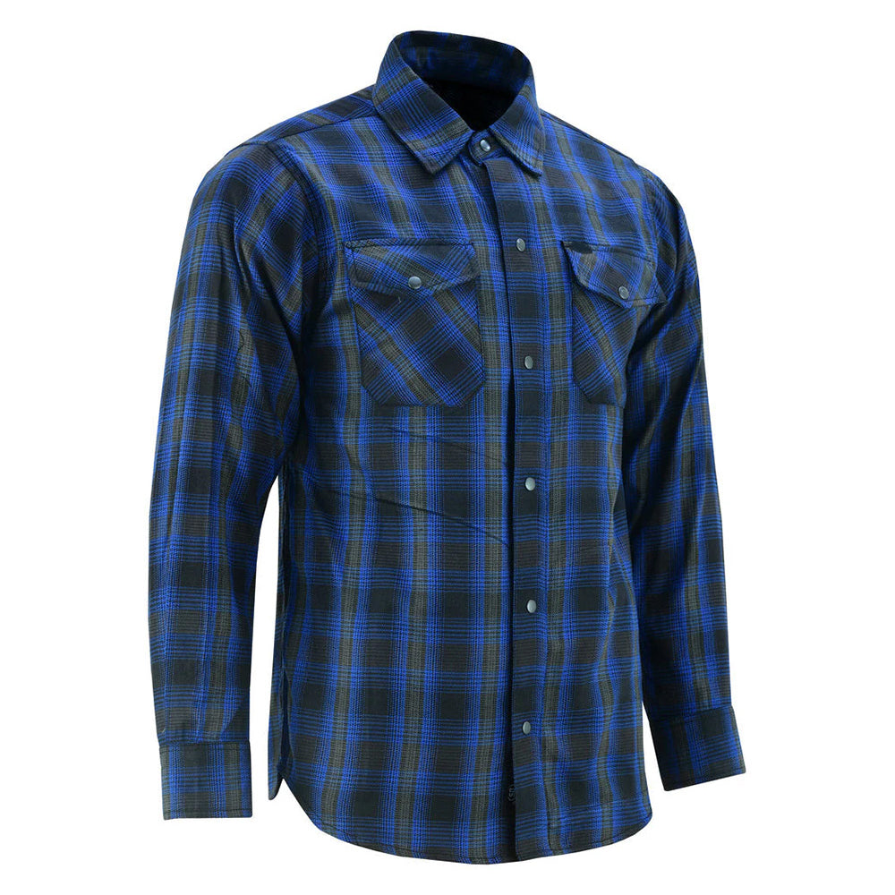 RC4681 Flannel Shirt - Daze Blue and Black