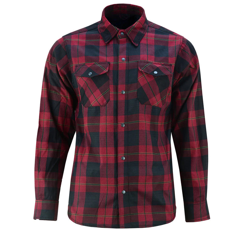 Flannel Shirt - Red and Black LVAD Gear Flannel