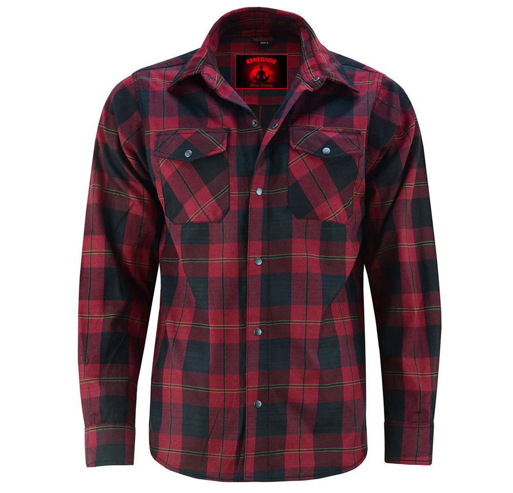 Flannel Shirt - Red and Black LVAD Gear Flannel