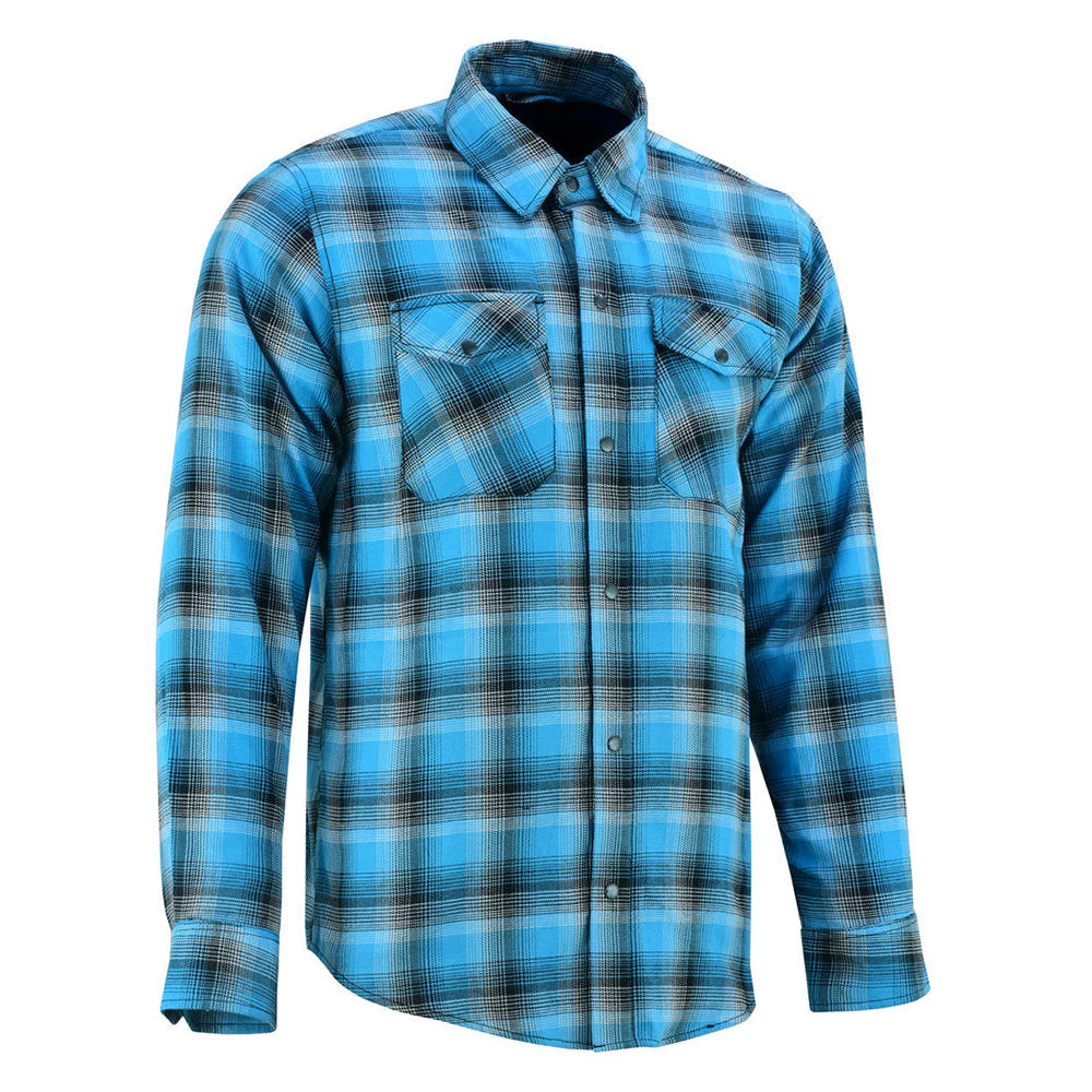 RC4683 Flannel Shirt - Blue and Black Shaded