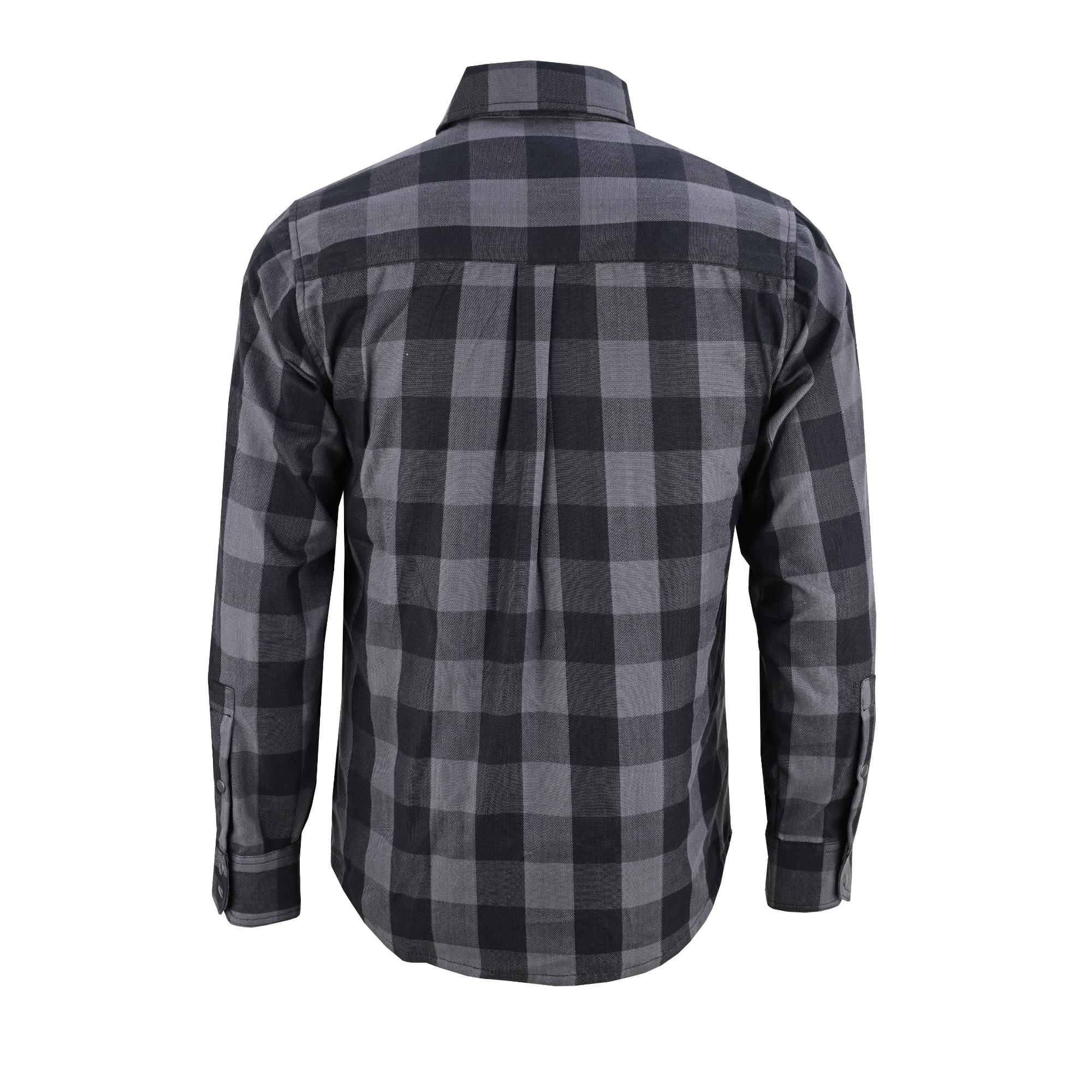 Flannel Shirt - Gray and Black LVAD Gear Flannel