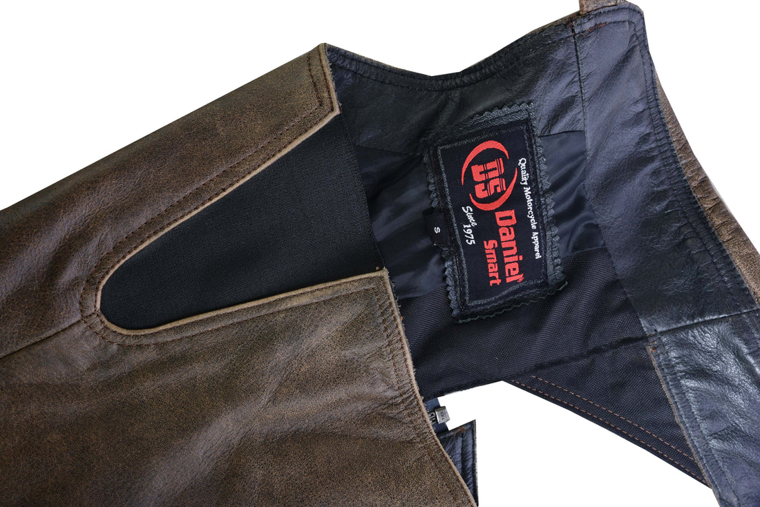 RC498 Women's Stylish Lightweight Hip Set Chaps- Two Tone