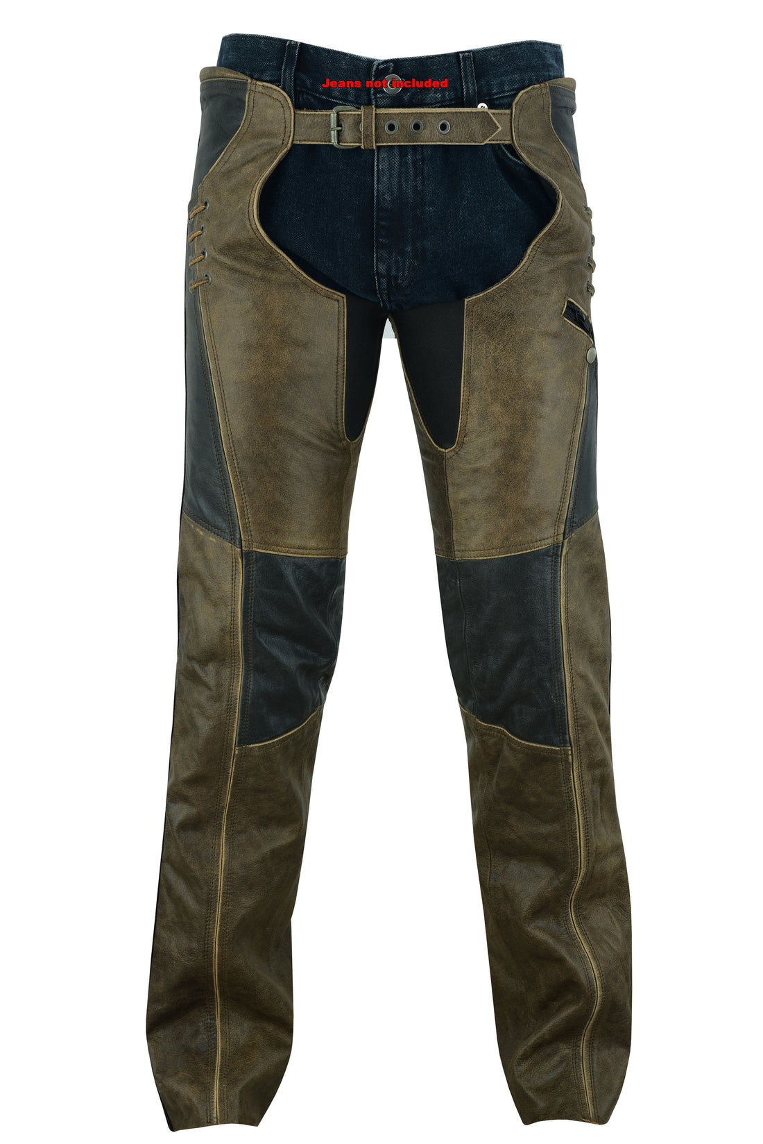 RC498 Women's Stylish Lightweight Hip Set Chaps- Two Tone