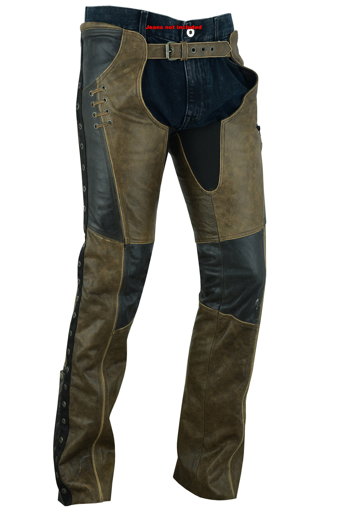 RC498 Women's Stylish Lightweight Hip Set Chaps- Two Tone