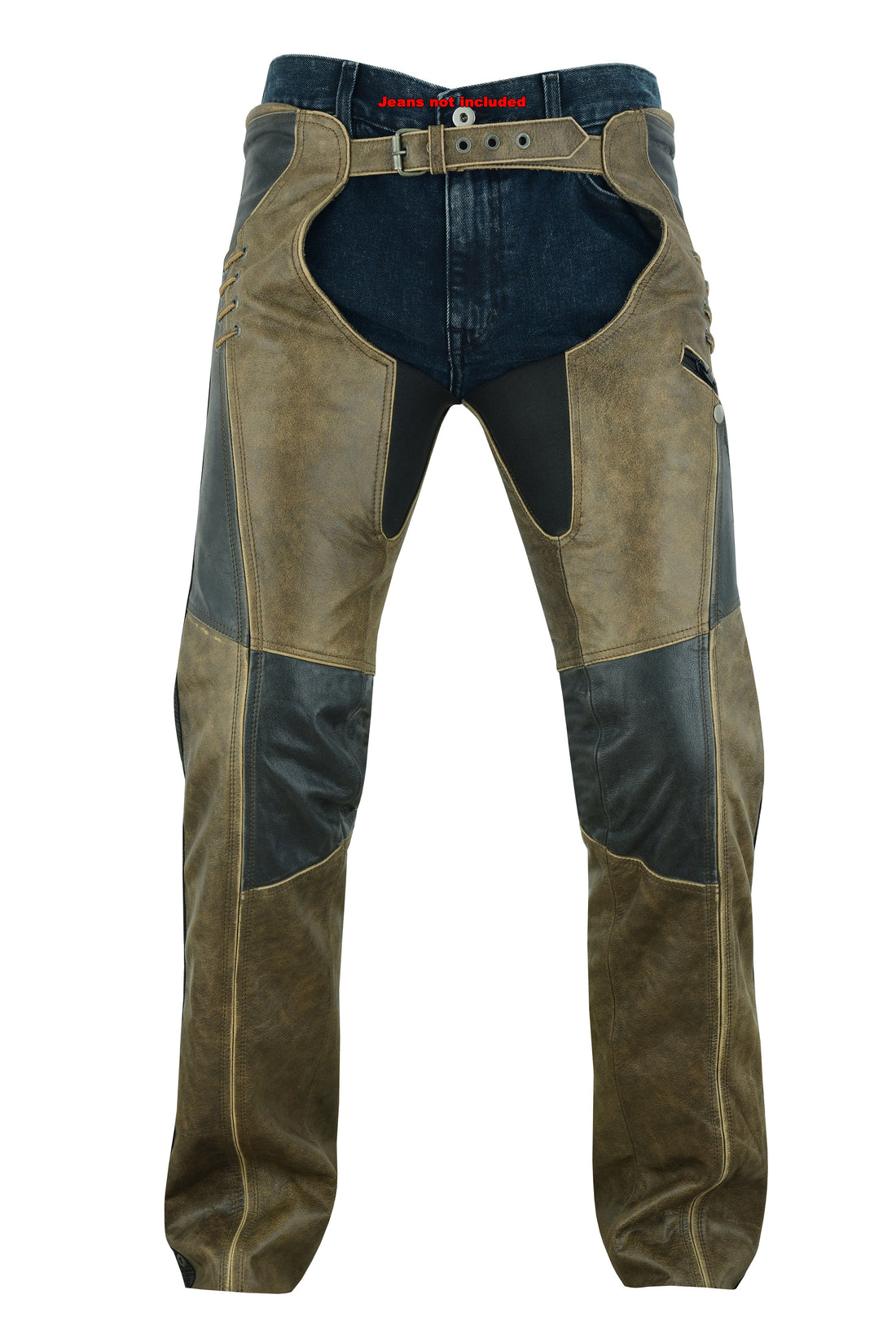 RC498 Women's Stylish Lightweight Hip Set Chaps- Two Tone