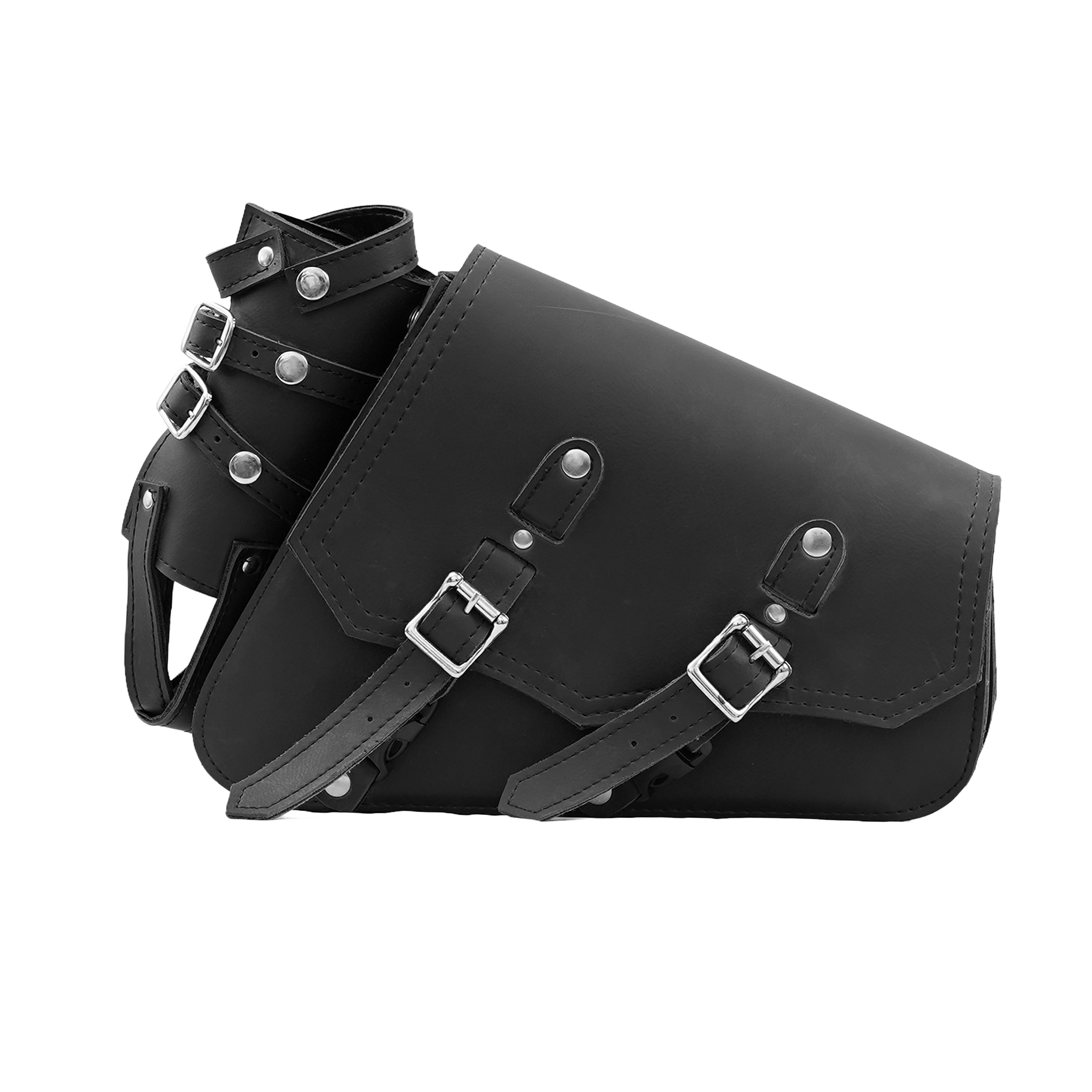 RC5011L Left Side Synthetic Leather Swing Arm Bag w/Bottle Holder