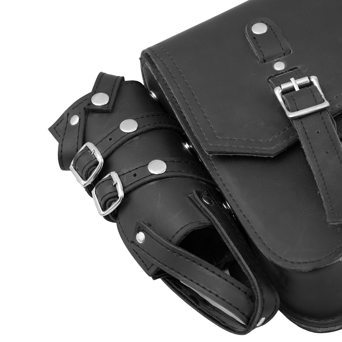 RC5011L Left Side Synthetic Leather Swing Arm Bag w/Bottle Holder