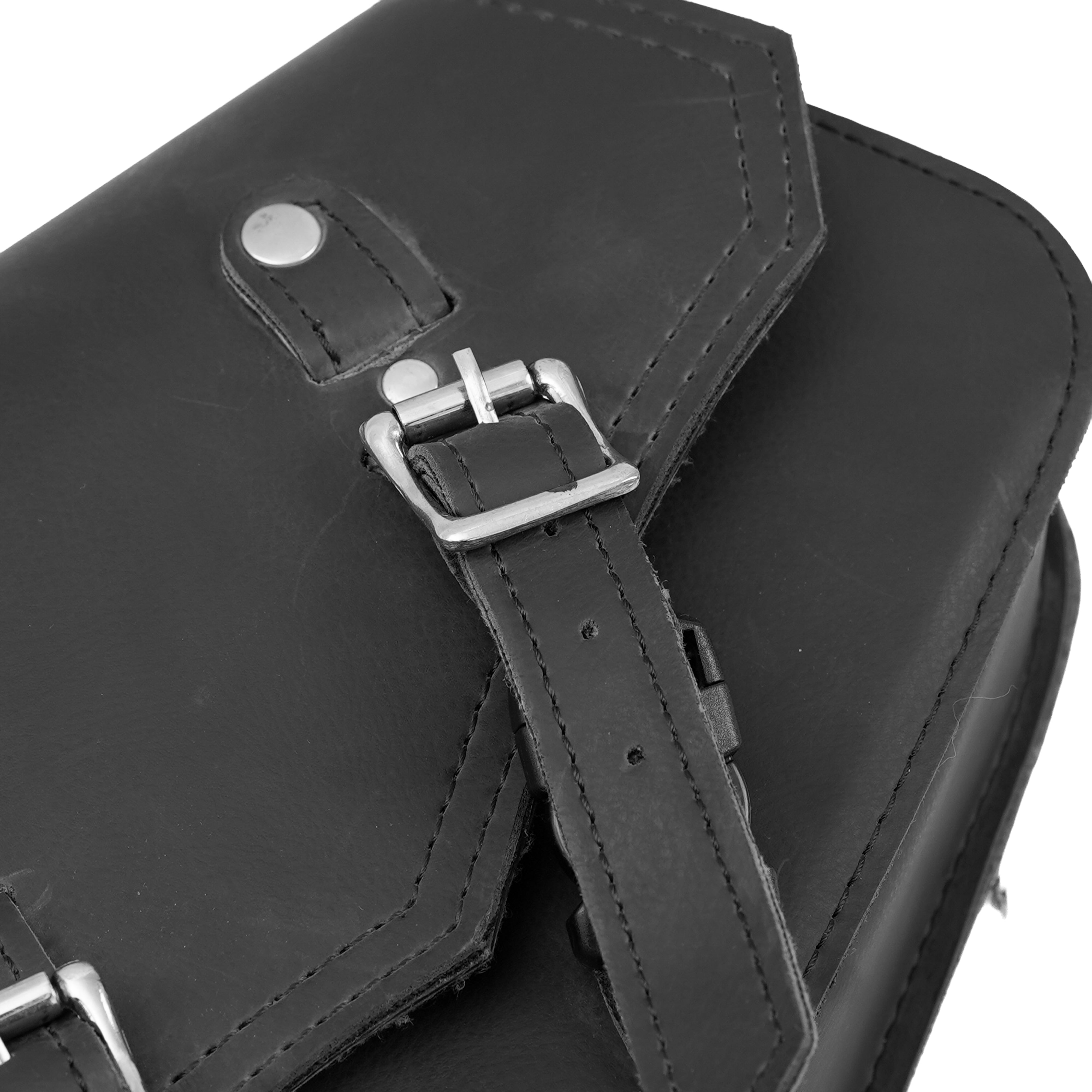 RC5011L Left Side Synthetic Leather Swing Arm Bag w/Bottle Holder