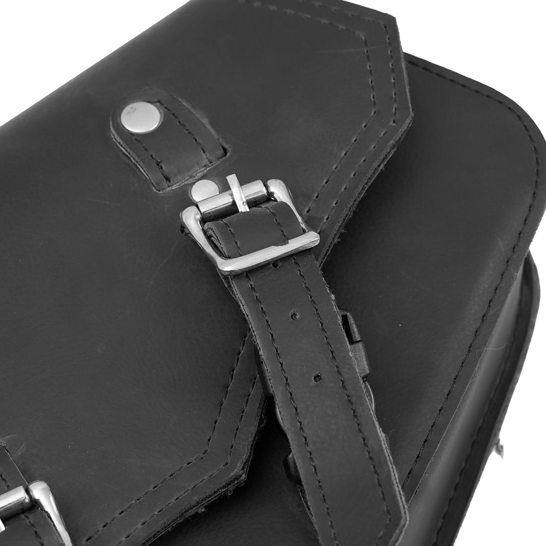 RC5011L Left Side Synthetic Leather Swing Arm Bag w/Bottle Holder