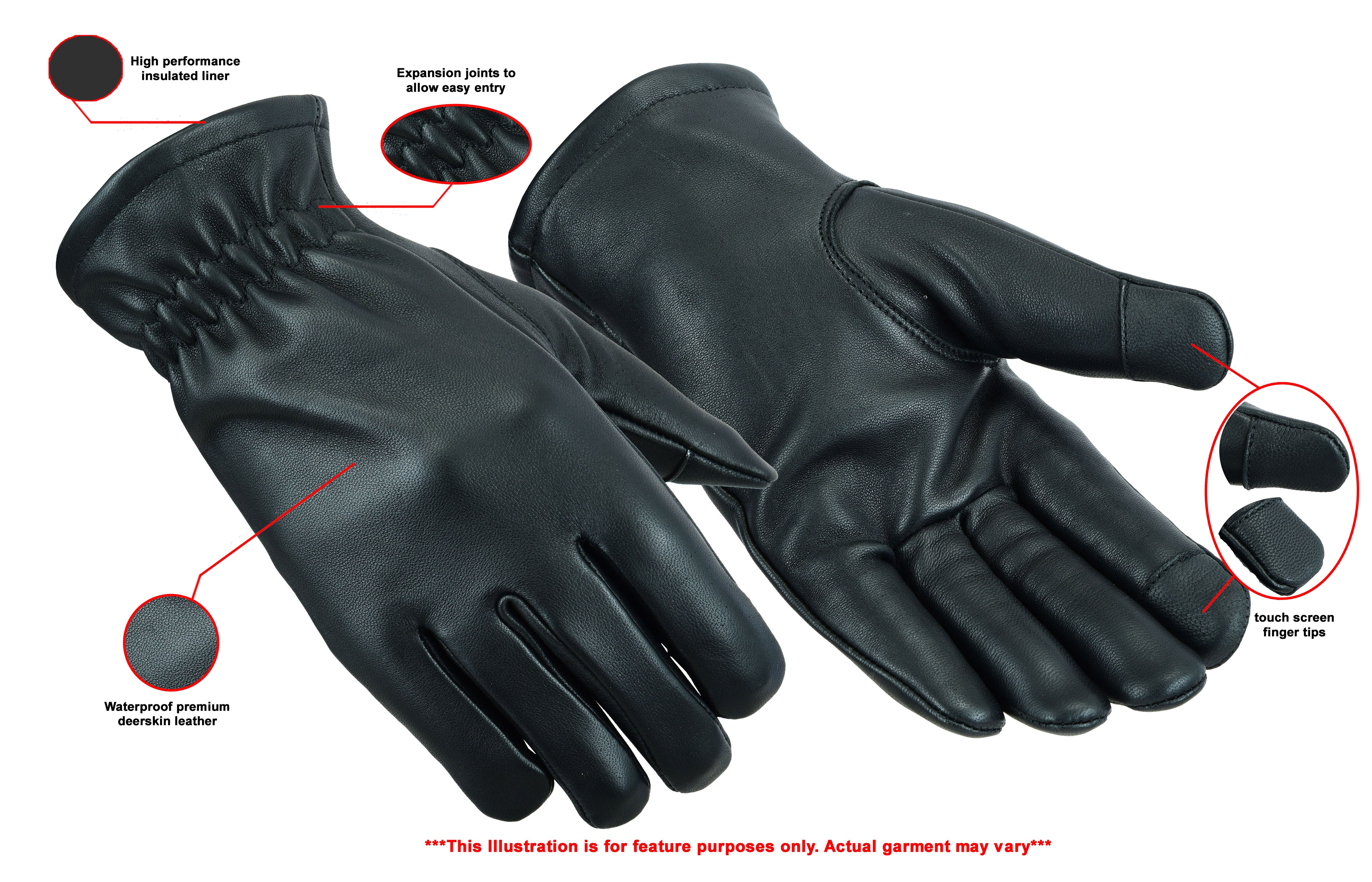 RC53  Deerskin Waterproof Thermal Lined Glove