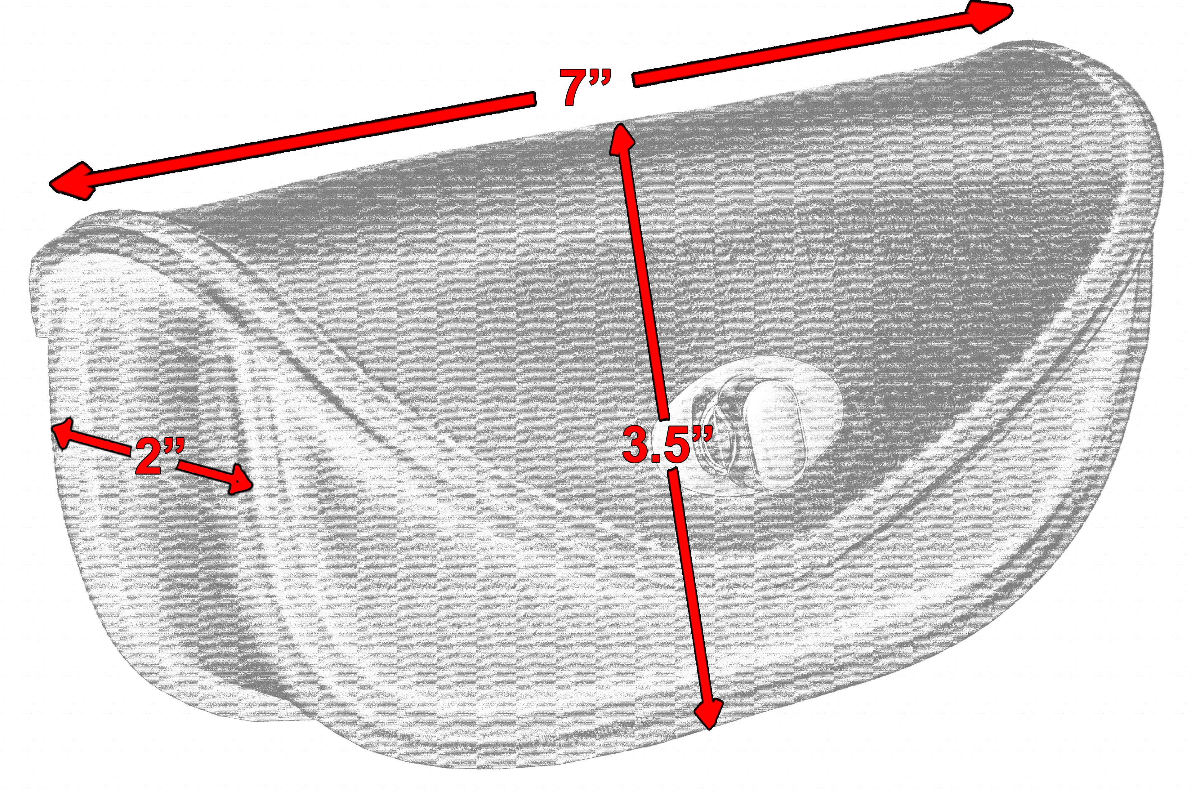 RC5805 Premium Synthetic Leather Small Windshield Bag