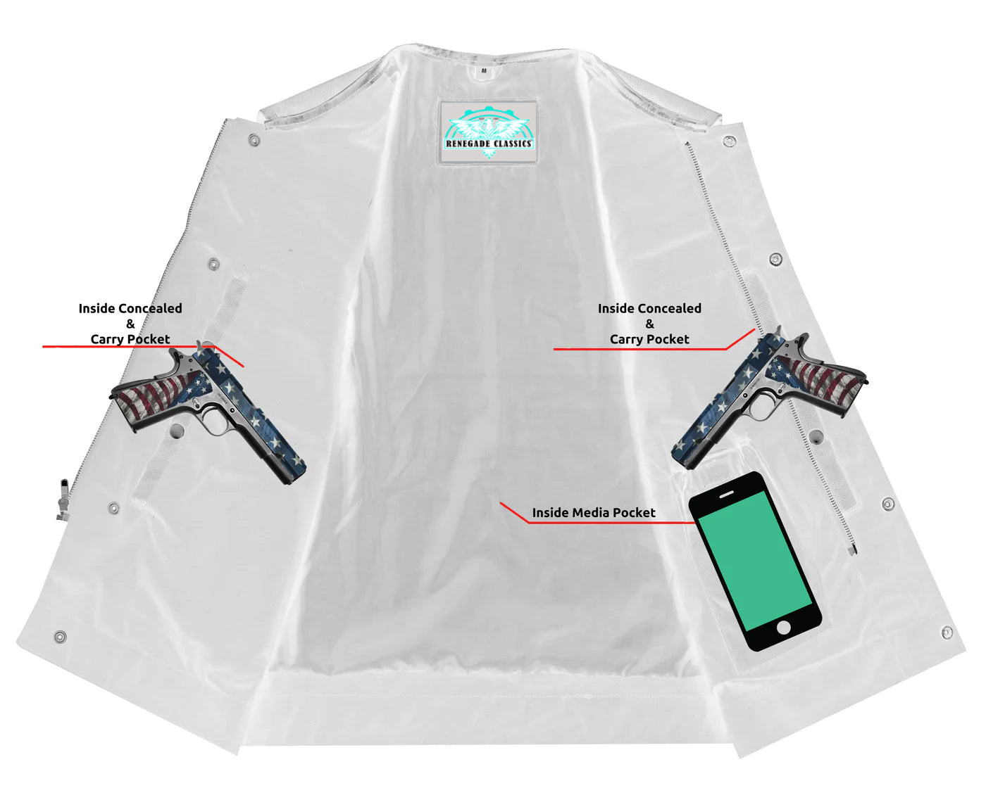 RC687 Concealed Snap Closure, Textile Material, W/O Collar & Hidden Z