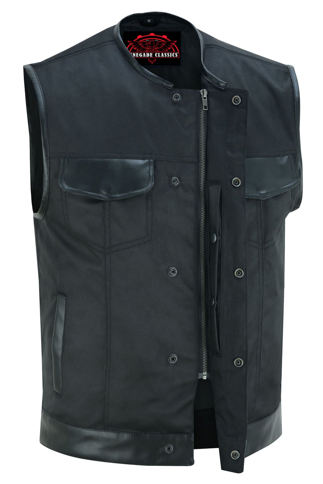 RC687 Concealed Snap Closure, Textile Material, W/O Collar & Hidden Z