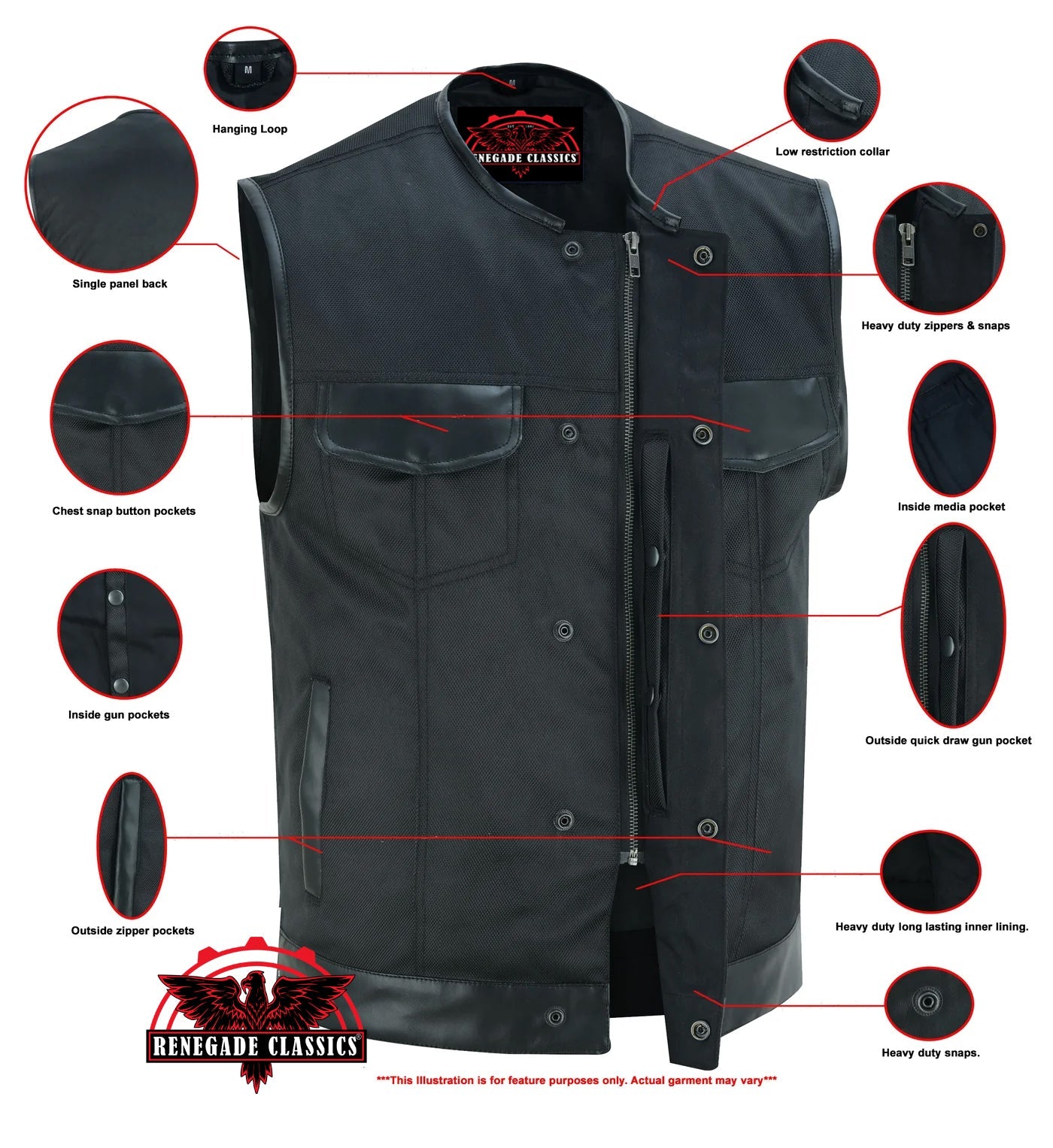 RC687 Concealed Snap Closure, Textile Material, W/O Collar & Hidden Z