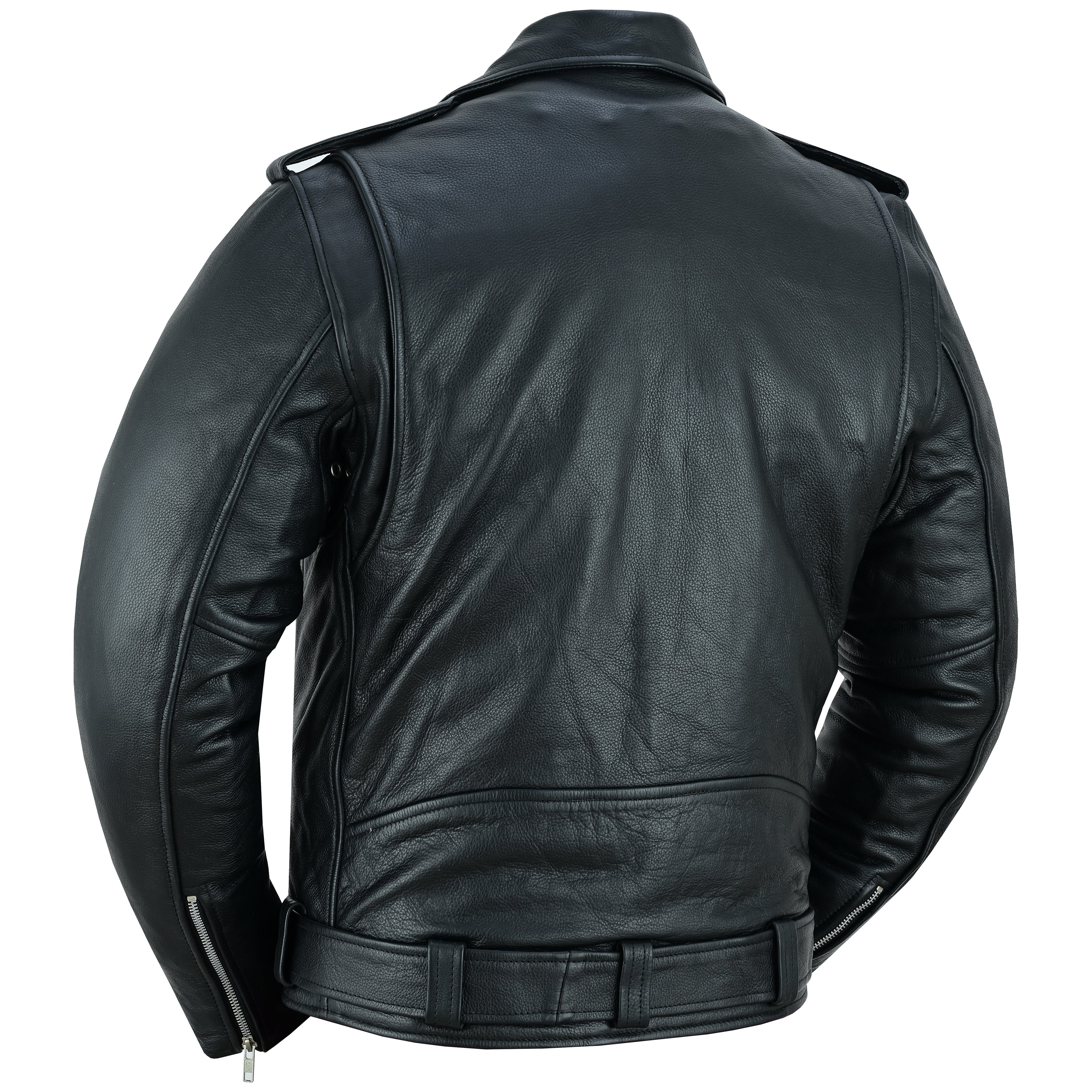 RC732 Men's Premium Classic Plain Side Police Style Jacket