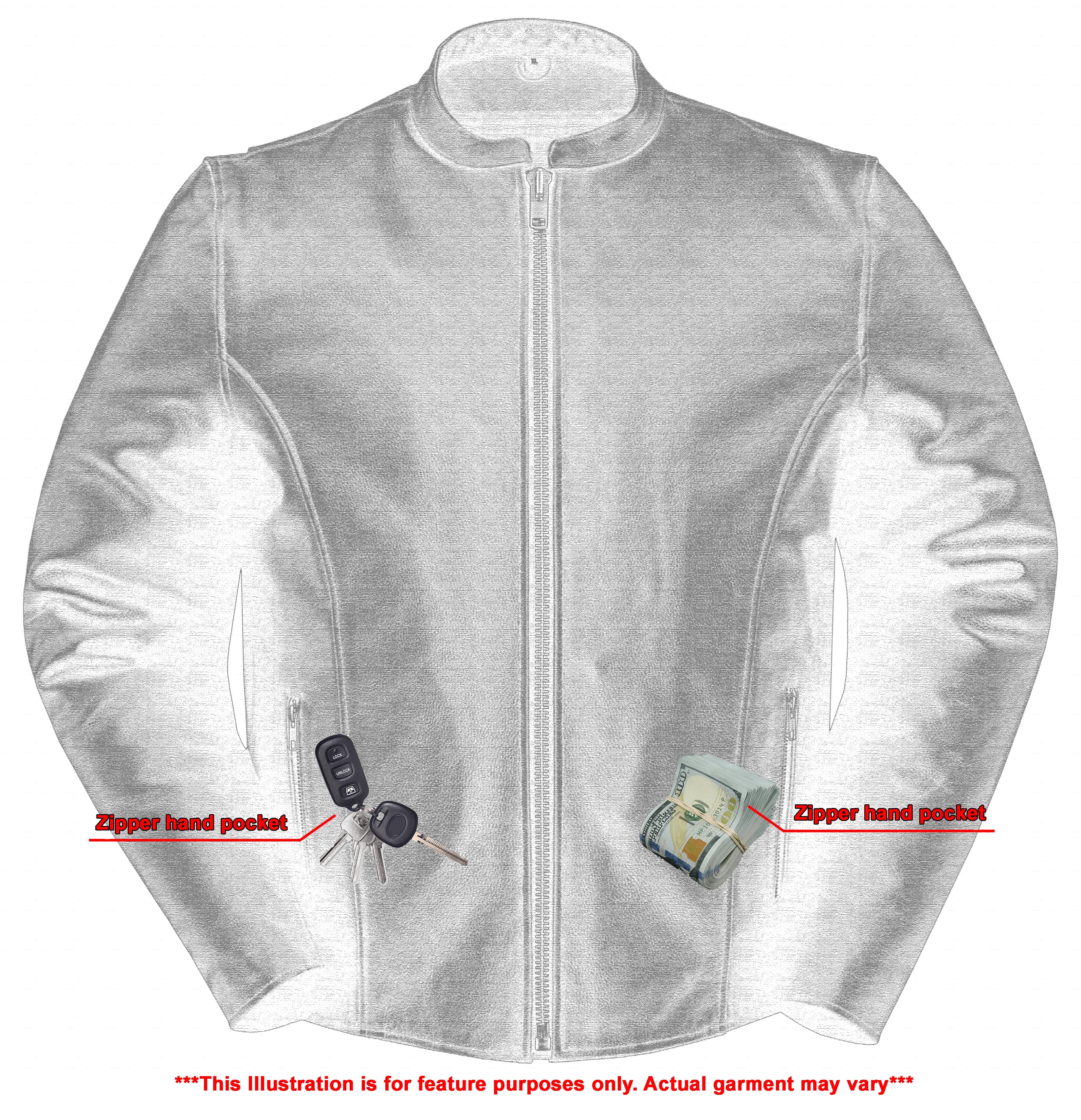 RC738 Men's Classic Scooter Jacket