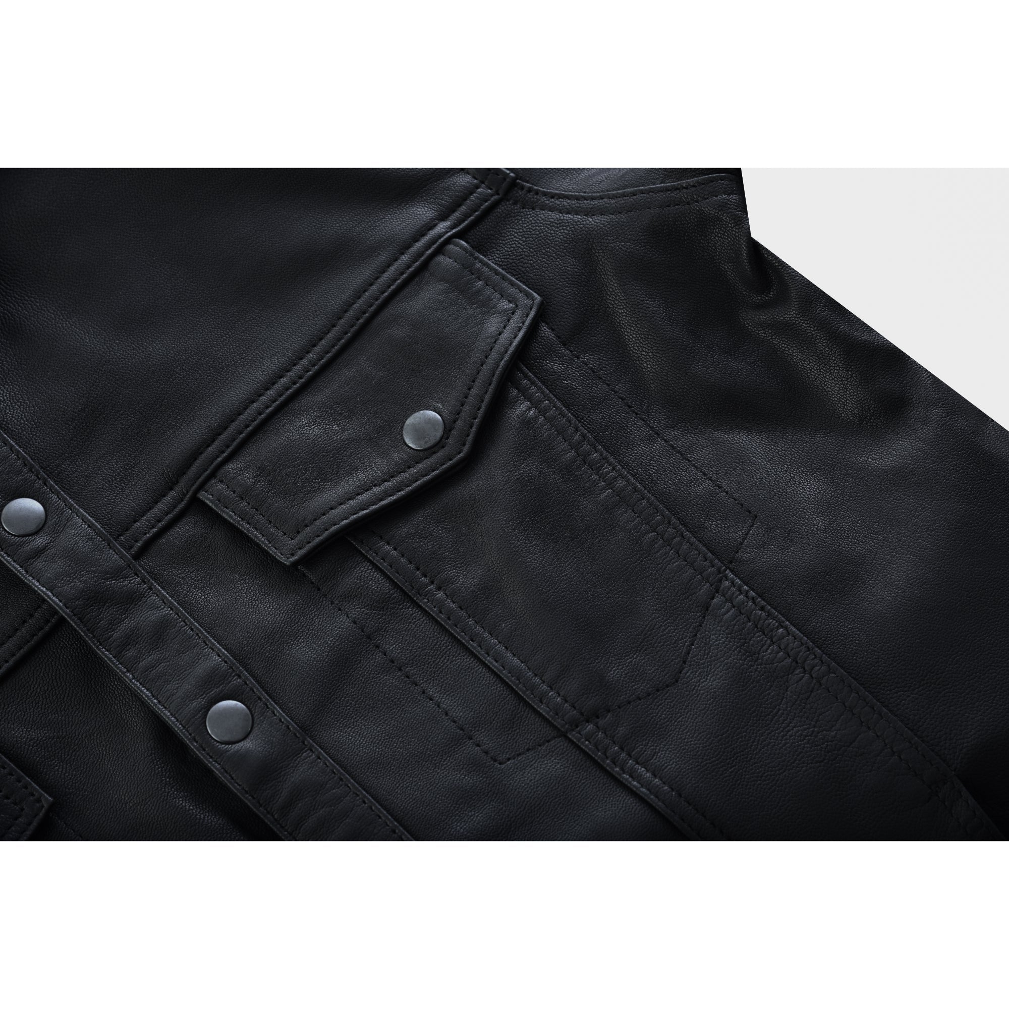 RC770 Men's Premium Lightweight Leather Shirt