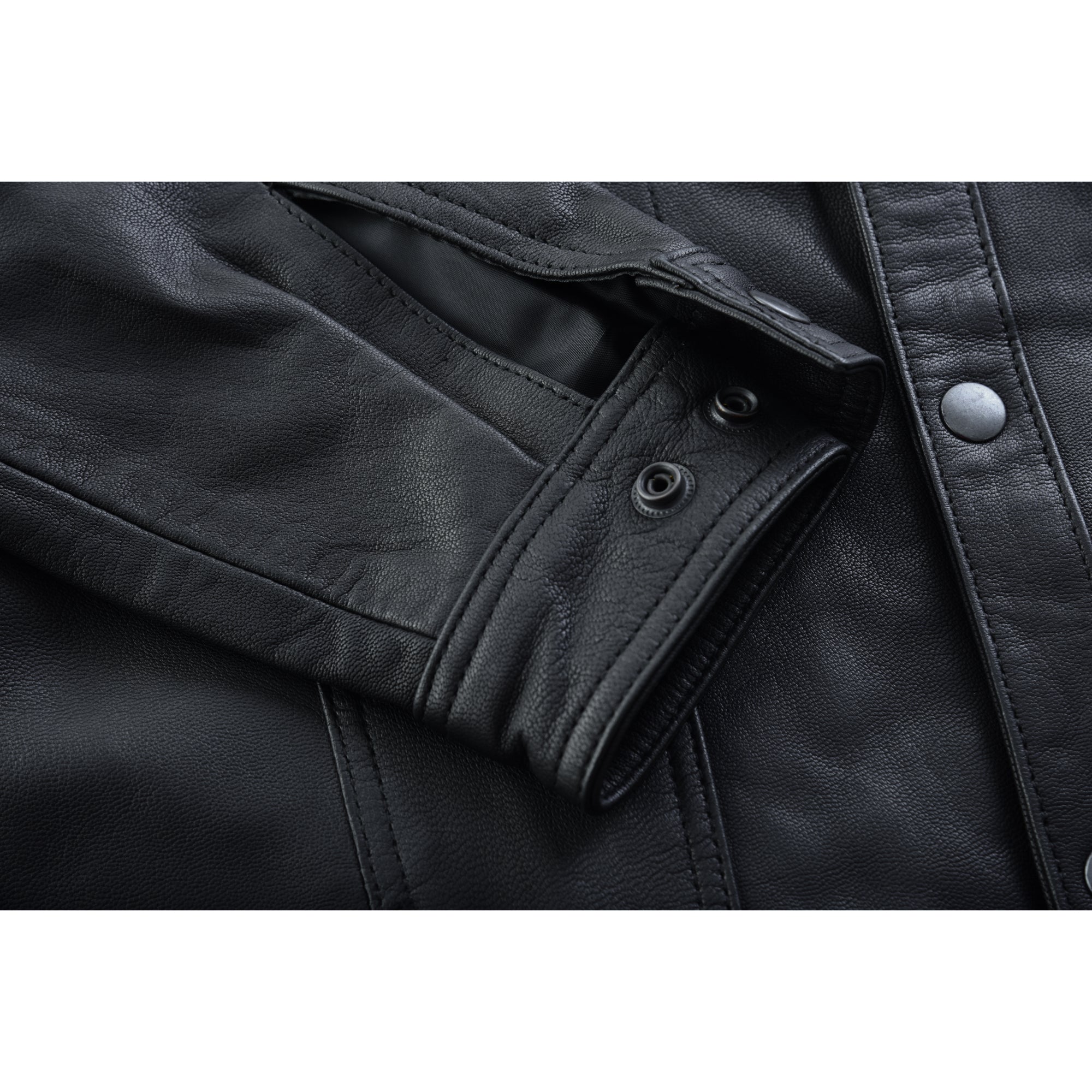 RC770 Men's Premium Lightweight Leather Shirt