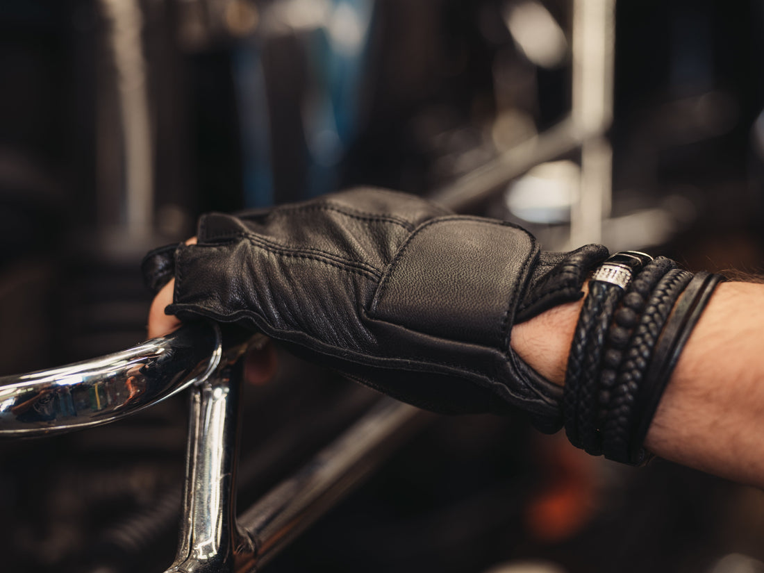 RC96 Men's Tough Deer Skin Fingerless Glove