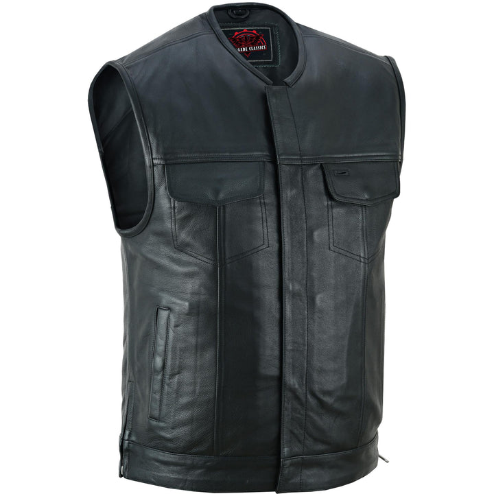 RC187 Upgraded Style Gun Pockets, Hidden Gun Metal Zipper, Bottom Sid