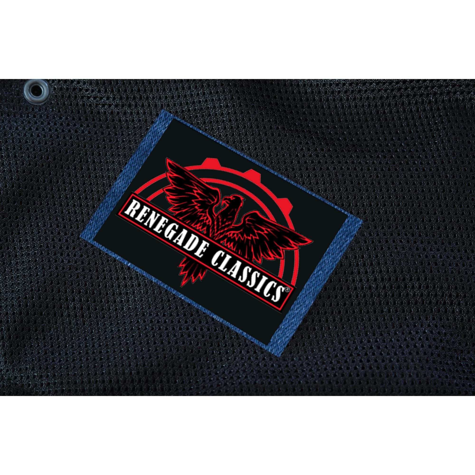 Gloom Gold Men’s Black Mesh Textile Vest with Yellow Thread Detailing