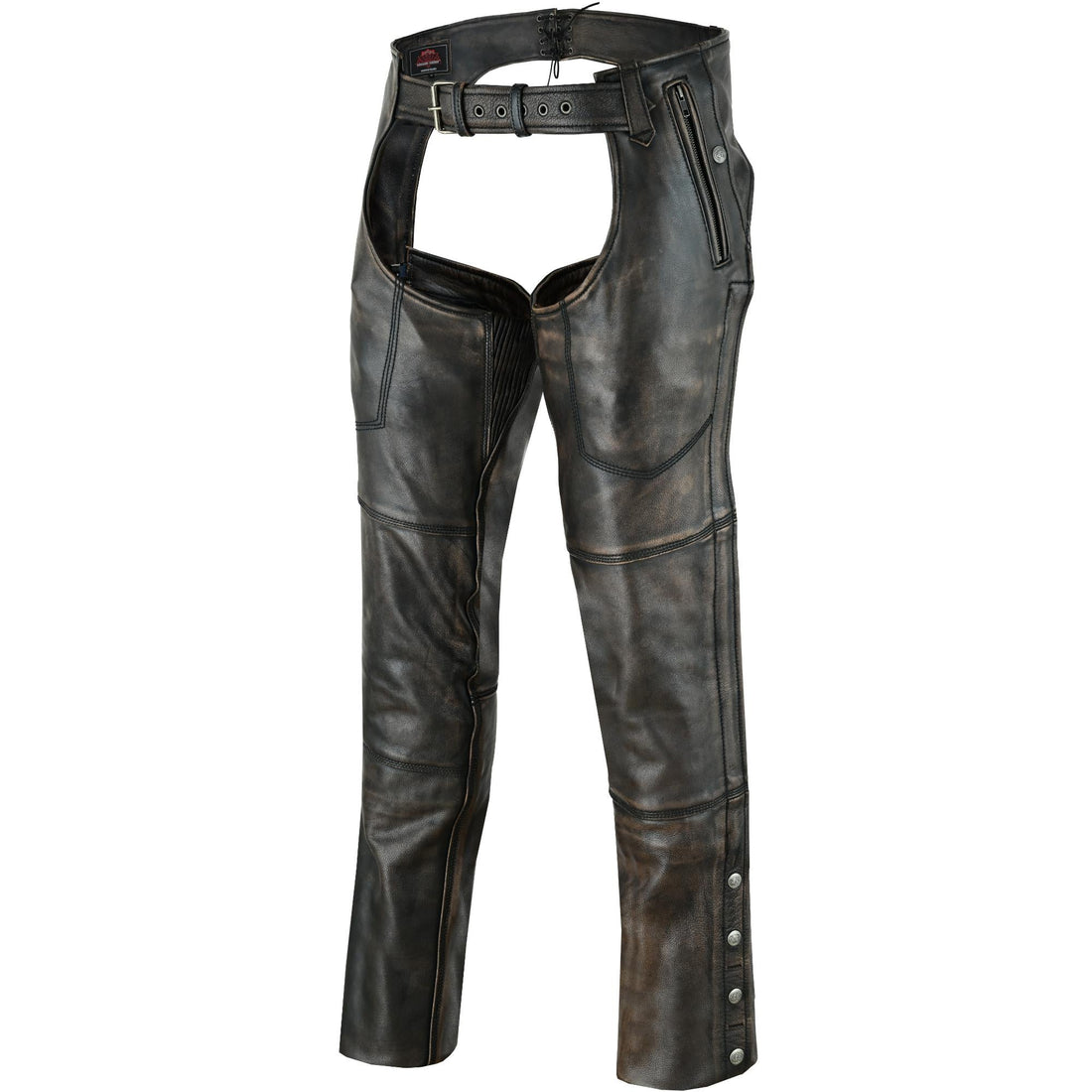 RC438 Unisex Four Pockets Insulated Chaps with Stretchable Inner Thigh
