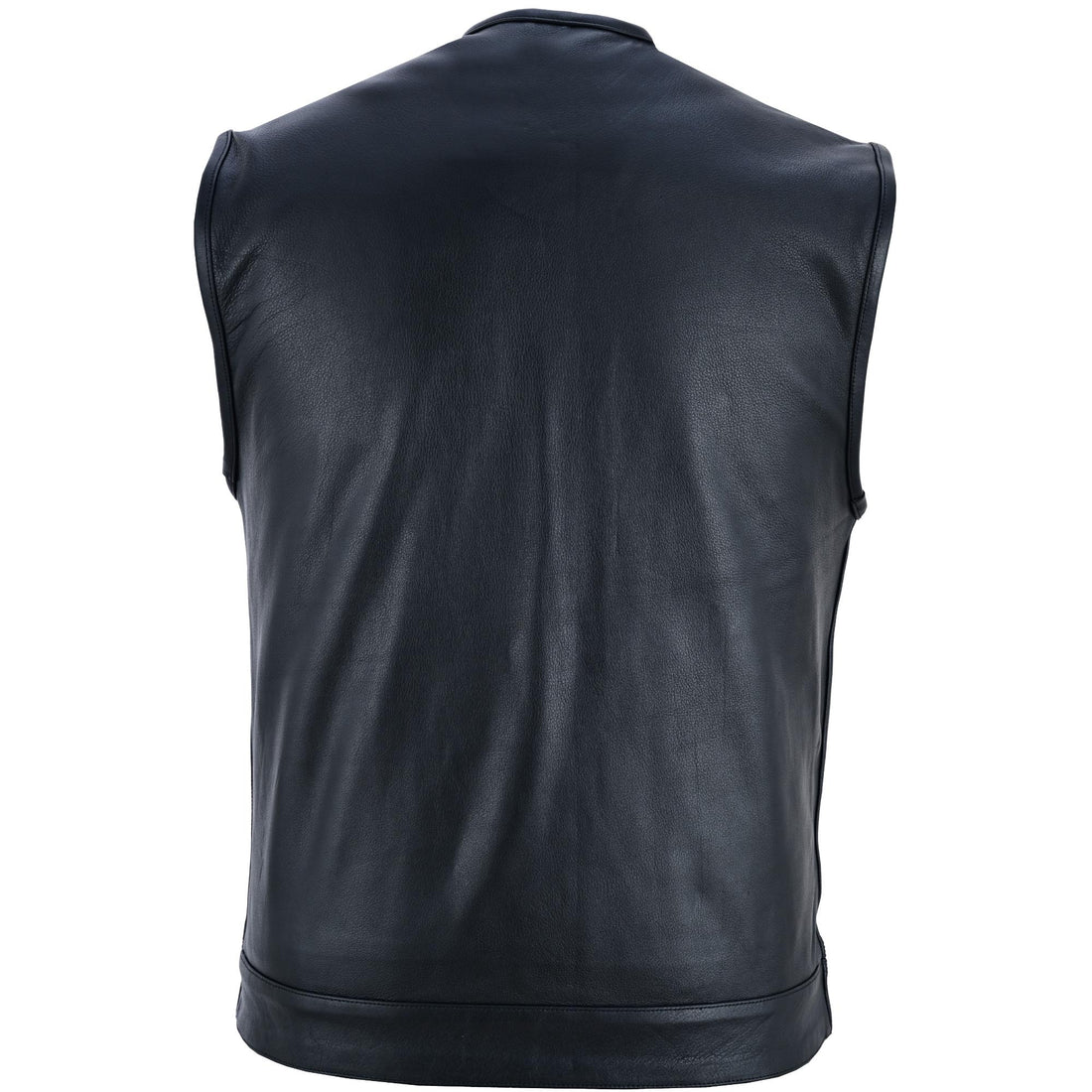 RC181A Concealed Snap Closure, Milled Cowhide, Without Collar & Hidde