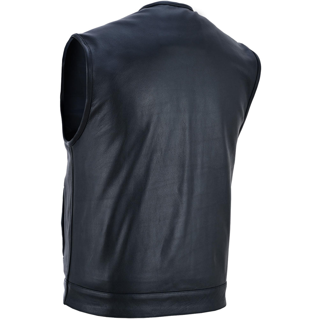 RC181A Concealed Snap Closure, Milled Cowhide, Without Collar & Hidde