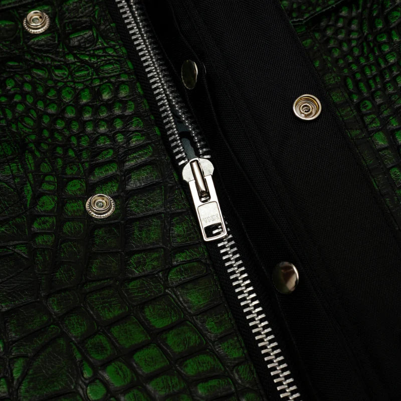 Gator Glint Men’s Leather Vest