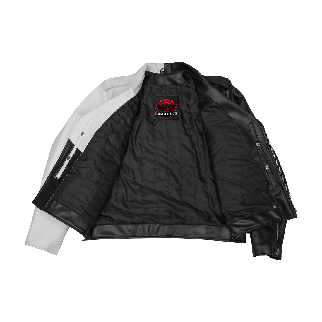 Gravepath – Men’s Faux Leather Motorcycle Jacket