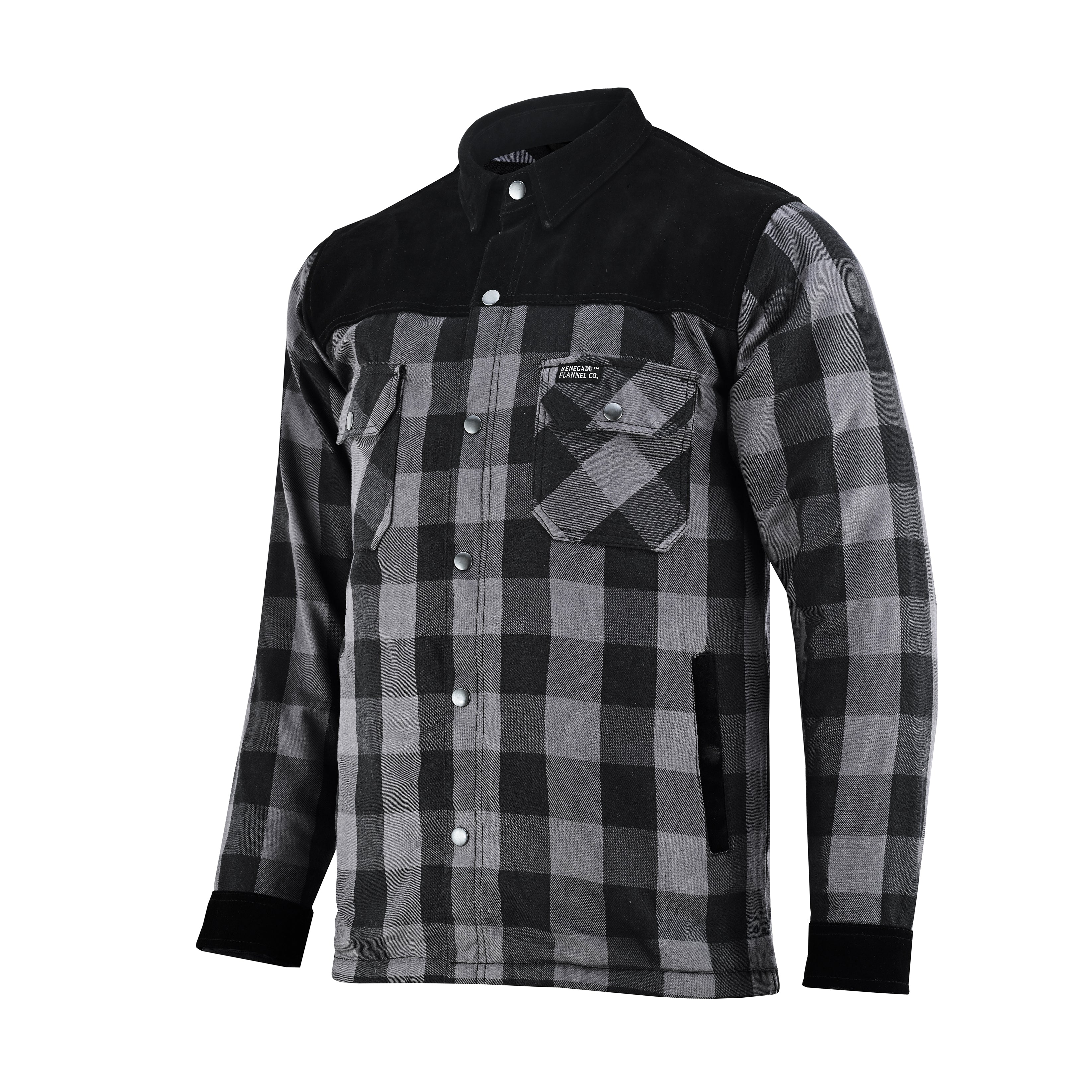 Gray Thread Men’s Flannel Shirt
