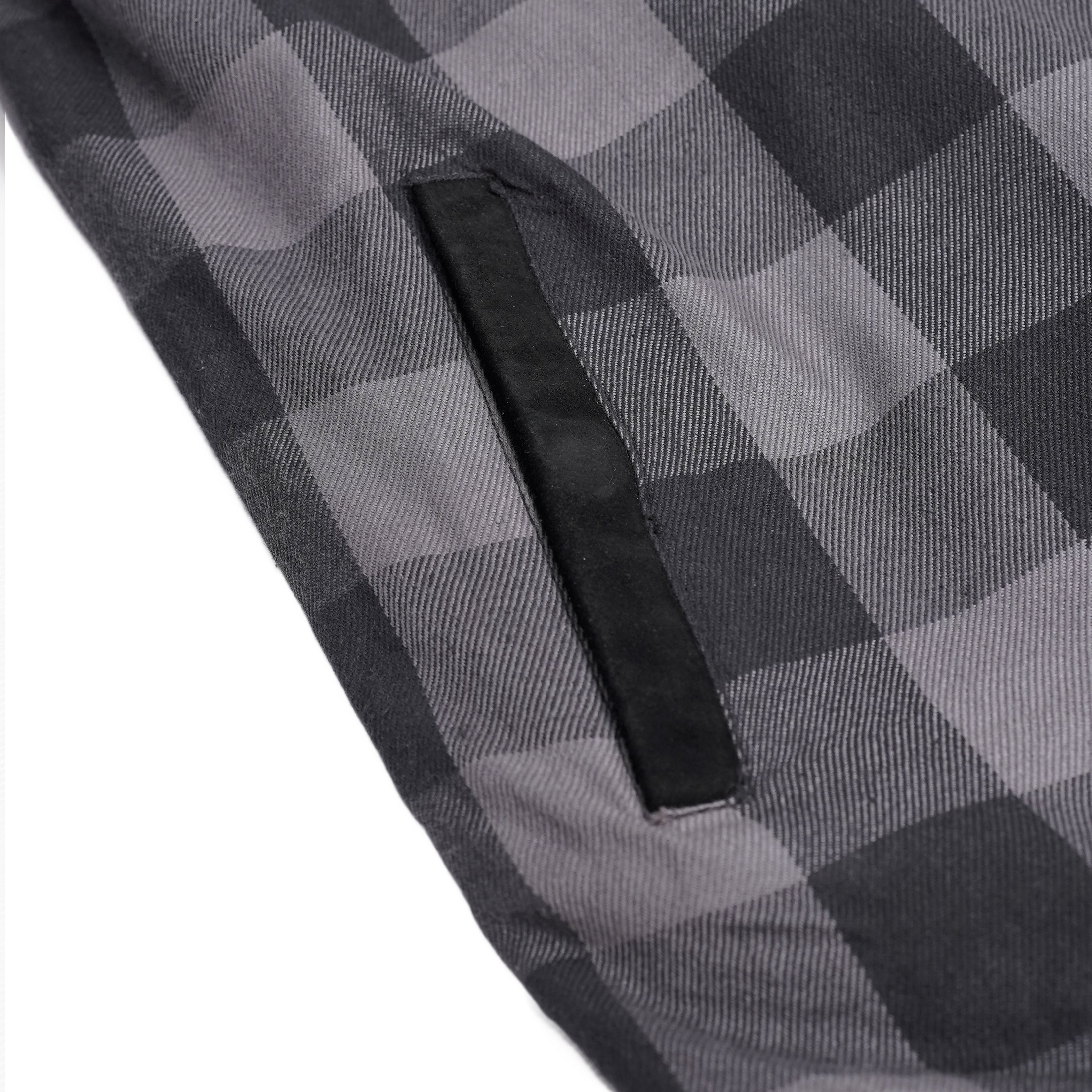 Gray Thread Men’s Flannel Shirt